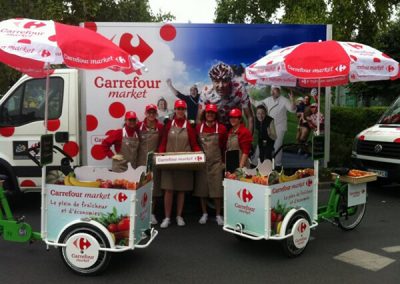 CARREFOUR Animations zones départ et arrivée TOUR DE FRANCE